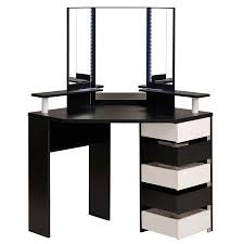 Volage Makeup Table White Black And White Walmart Com Makeup Table Vanity Makeup Table Corner Dressing Table