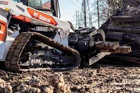 This piece of equipment is a skid steer with tracks instead of wheels. Bobcat Company Research Article Details