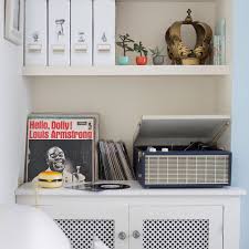 Built in alcove unit with traditional framed cabinet fitted up to ceiling. Clever Designs For Alcoves 21 Alcove Ideas That Make The Most Of Awkward Recesses Ideal Home