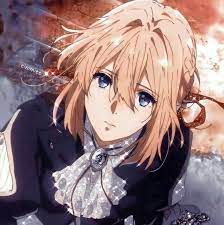Violet Evergarden Glitter Aesthetic Icon Violet Evergarden Icons Pfp Violet Evergarden Anime Aesthetic Anime Violet Evergarden Icons