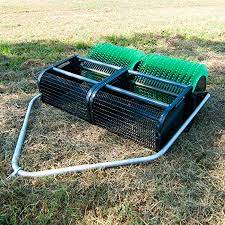 36 Pull Behind Nut Picker Upper By Bag A Nut Attaches To Your Mower Atv Or Golf Cart For Nuts Like Black Walnuts Burr Oak Acorns And Even Golf Balls Large Golf Carts