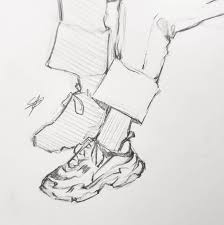 Shoe Sketch Nikki On Instagram Heres A Sketch Of Hobis Shoes That Nobody Asked For Bts Hobi Btsfanart Source By Laure Art Art Sketches Art Reference Photos