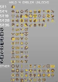 The special edition of halo 4: Halo 4 Emblem Unlock Chart Guide Gameranx