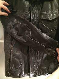Carol Christian Poell Leather Jacket Size 52 Fits Like 48 50 Poell Ebay Schattig Jassen Leer