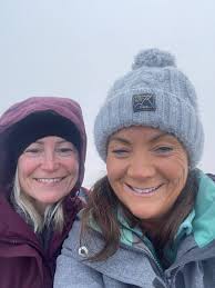 Climbed Meall Ghaordaidh today with my friend Lorna Edwardson. No views at  the top but we had a great day and met a few lovely people