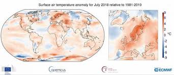 2019 on the whole was found to be on track for the new hottest year on record. Hitzewellen Europa Klimawandel