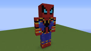 Minecraft How To Make A Iron Spider Statue Avengers Infinity War Avengers Infinity War Iron Spider Avengers