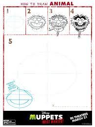 How to draw animal from the muppets step by step. Pin On Art Projects