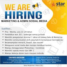 Apakah sobat sedang mencari informasi terupdate lowongan kerja di kabupaten cilacap lulusan sd, smp, sma/smk atau universitas s1, s2. Loker Cilacap Di Star Photo Advertising Banyumaskarir Com