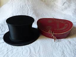 Antique French Silk Collapsible Top Hat Gibus W Hat Box Black Etsy Antique Hats Steampunk Top Hat Top Hat