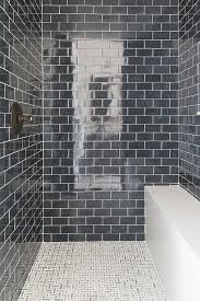 If you are tiling a shower for the first time Charcoal Gray Shower Wall Tiles Design Ideas