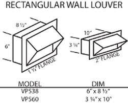 A wide variety of wall cap vent options are available to you, such as project solution capability, design style, and warranty. Vent A Hood Vp538 6 X 8 1 2 Wall Cap Aniksappliances