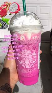 Dragon Fruit Frappuccino Ig Infamousjas Starbucks Drinks Recipes Starbucks Recipes Secret Starbucks Drinks