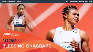 Jun 17, 2021 · the atmosphere around the yabatech sports complex is currently wearing a new look ahead of the 2021 national championships and invitational relays starting today with all eyes on blessing okagbare. Blessing Okagbare Blasts To 10 97 In Eugene Usatf Grand Prix Continental Tour Gold Youtube