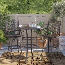 Shop dining umbrella at target™. Bar Height Umbrella Hole Patio Dining Sets You Ll Love In 2021 Wayfair