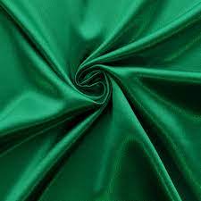 The first written use of emerald as a color name in english was in 1598. Crepe Back Satin Fabric Emerald Green By The Yard