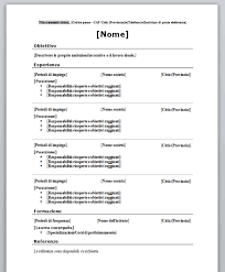 It is an official curriculum vitae format made by europass in collaboration with the european union. Curriculum Vitae Da Compilare E Scaricare Gratis