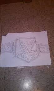 Drawings Wwe Belt | Wrestling Amino