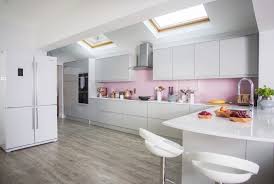 Whether you're working on a complete overhaul or are looking for a simple upgrade, your color selection is what will help define your kitchen. Pink Grey And Copper Colours Gives This Kitchen Makeover An Elegant Touch