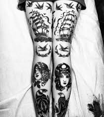 The traditional tattoo style is certain to be one of the most common you will see today. Black And White Tattoo Social