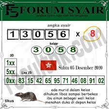 Prediksi Hk Sabtu 05 Desember 2020 Togel Hongkong Resulthk Com