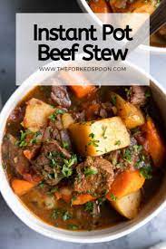 Instant Pot Beef Stew Ricette Contorni Stufato Di Manzo Zuppe Ricette