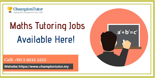 You decide when and how often you want to tutor. Interested In Teaching Maths Get The Math Tutoring Jobs Online Championtutor Provides You Chance To Become A Math Tutor Math Tutor Online Math Tutoring Jobs