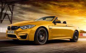 Download Wallpapers Bmw M4 Convertible 30 Jahre Edition 2018 4k Yellow Cabriolet Racing Track Tuning M4 Yellow M4 German Cars Bmw Besthqwallpapers Com Bmw M4 Bmw Bmw M4 Cabrio