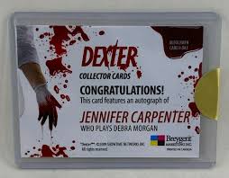 DEXTER SEASON 1&2 (Breygent) UNSIGNED AUTOGRAPH CARD DA3 JENNIFER CARPENTER