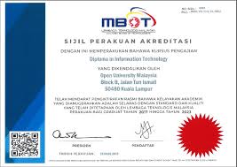 Adalah gelaran teknologis profesional yang diiktiraf oleh lembaga teknologis malaysia (mbot). Great News For Dit And Bit Learners On Open University Malaysia Facebook