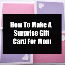 Cut strips of green paper for the stems and arrange the buttons on the top to make the flower. How To Make A Surprise Gift Card For Mom