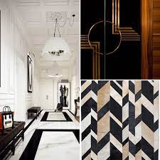 Monochrome Artdeco Design Moodboard Designer Interior Interiordesigner Interiordesign Homed Art Deco Interior Design Art Deco Interior Interior Design