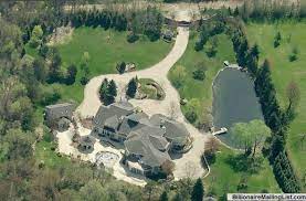 An Aerial View Of Rapper Eminem S Mansion Eminem Celebrity Houses Aerial View