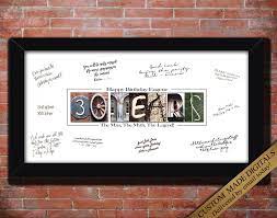 30th birthday gifts for men. 30th Birthday Gifts For Him 30th Birthday For Men Thirty Etsy