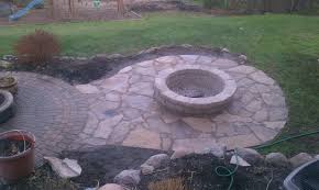 Pin By All Natural Landscapes On Fire Pits Brick Fire Pit Brick Paver Patio Fire Pit Patio