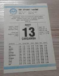 1991 yılı 30 önce idi. 13 Mart 1991 Carsamba Takvim Yapragi Bizde Com