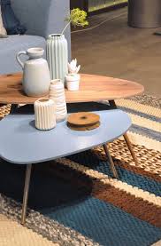 topform tafels bijzettafels lago en forma hout blauw smellink wonen design tafels bijzettafels wonen
