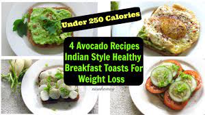 These rich and buttery fruits have a ton of health benefits and can be spread on toast, paired with poached eggs, tossed in salads or smashed. Avocado Breakfast Toast 4 Healthy Fat Burning Breakfast Ideas For Weight Loss Avocado Recipes Youtube