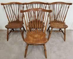 Find Many Great New Used Options And Get The Best Deals For Vintage Set Of 4 Ethan Allen Duxbury Baumritter Windsor How To Antique Wood Chair Antique Chairs
