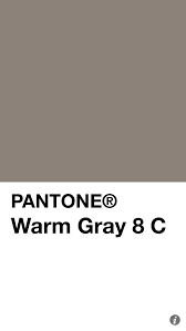 this pantone warm grey is a wonderful start to your metallic