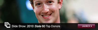 Slate 60: The largest American charitable contributions of the year.