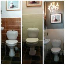 tegels geverfd met tegelverf muur met krijtverf wat een verschil badkamer opknappen badkamer maken goedkoop interieur