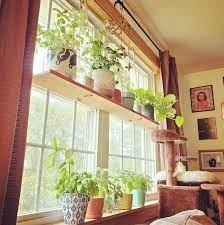 Window Plant Shelf Hanging Plant Shelf Herb Shelf Suspended Etsy Window Plants Window Plant Shelf Plant Shelves