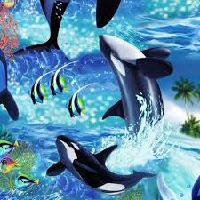 1 background 2 appearances 2.1 finding nemo 3 disney parks 3.1 world of color 3.2 turtle talk with crush 4 trivia 5 gallery 6 references the whale is a large blue whale, hence his name. Blue With Whale Fish Animal Fabric By Timeless Treasures Kawaii Fabric Shop