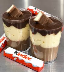Kinder Dessert Cups By Sugar Whipped Cakes Dessert Cups Desserts Dessert Buffet