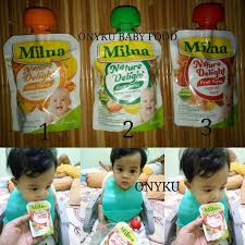 Pure buah bit dan blueberry siap disajikan untuk bayi. Enak Milna Snack Buah Bayi Fruit Puree Jus Lembut Cemilan Makan Bayi Pouch Shopee Indonesia