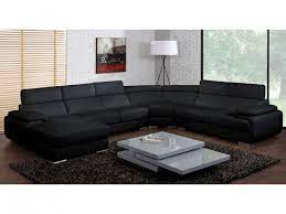 Xxl Wohnlandschaft Leder Elevanto Schwarz Ecke Links Wohnlandschaft Leder Moderne Couch Rundecke