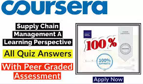 Check out 10 of the. Supply Chain Management A Learning Perspective Coursera Quiz Answer Correct Answer Techno Rj