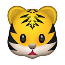 Single Animal Emojis Google Search Tiger Emoji Tiger Face Cute Tigers
