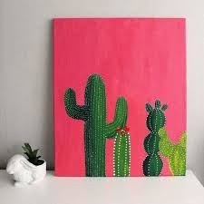 Pin By Florence Vila On Paint Cactus Painting Art Painting Cactus Art